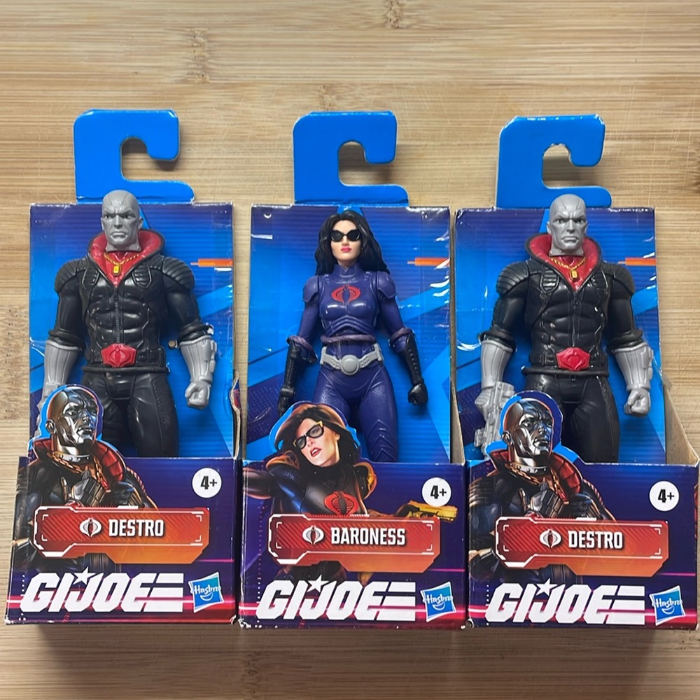 Lot of Three Hasbro GI Joe Figures NIB